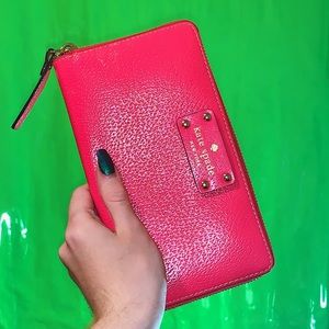 HOT PINK KATE SPADE WALLET